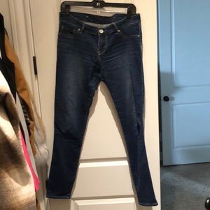 Express low rise jeggings.